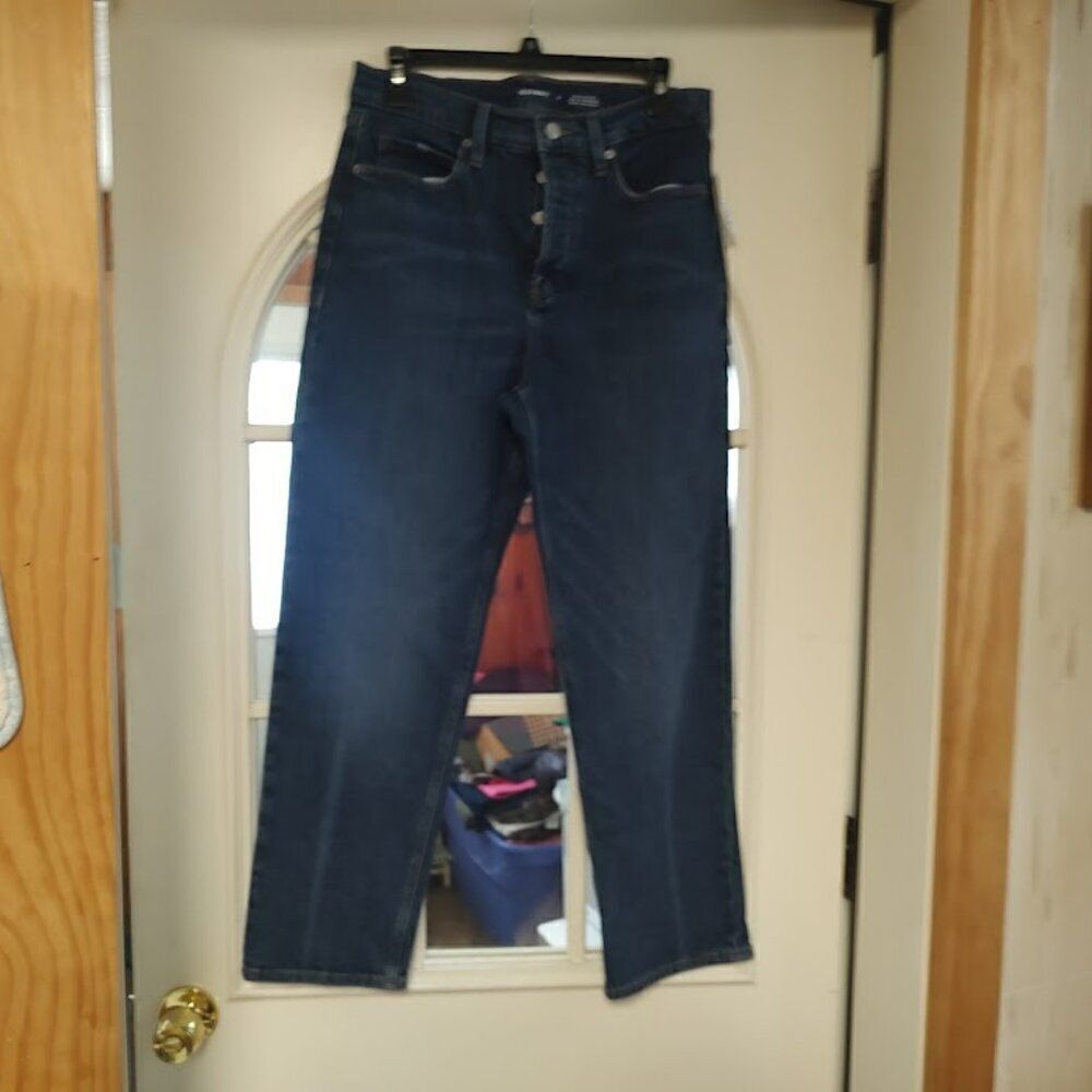 New Old Navy Extra High Rise Sky-Hi Straight Secret Slim Pockets Size Women's 6